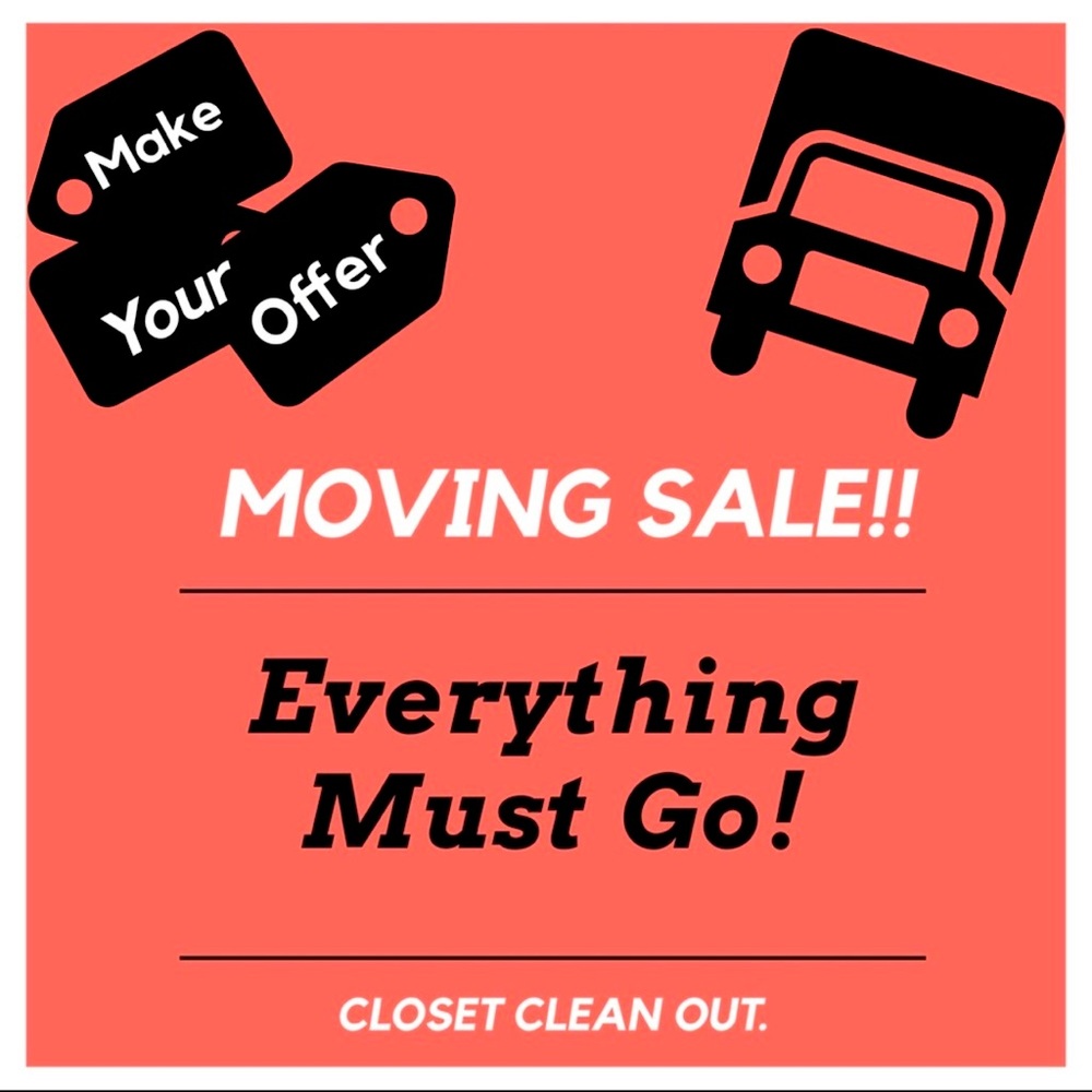 Moving Sale !!